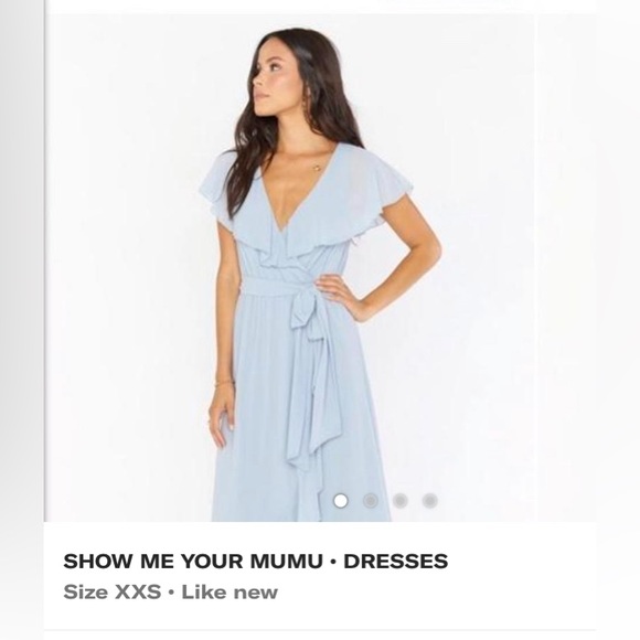 Jess Ruffle Midi Dress - Picture 1 of 4